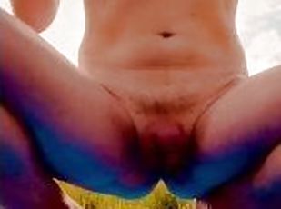 nudista, público, amateur, gay, desnudándose, europeo, euro, a-solas, tatuaje