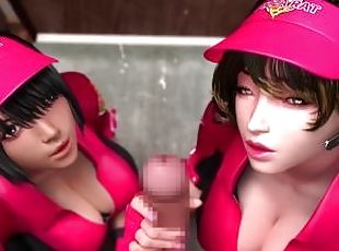 payu-dara-besar, peju, deepthroat, merangkap, hentai, 3d, payu-dara, pizza, zakar