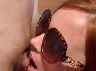 I Face Fuck this Beautiful Busty Redhead & Cum in Her Mouth HARD