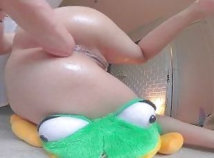 Extreme Anal Stretching & Fucking with Huge Toys/ POV Squirt Orgasm