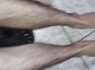 Baignade, Papa, Poilue, Masturbation, Amateur, Mature, Énorme bite, Gay, Branlette, Pieds