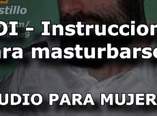 JOI #2 - Instrucciones para masturbarse (sabanas) - Audio para MUJERES - Voz de hombre - España ASMR