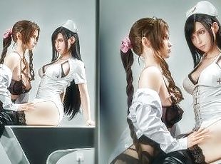 3D Porn Game Lady’s Nurse Tifa & Aerith Sex Dolls