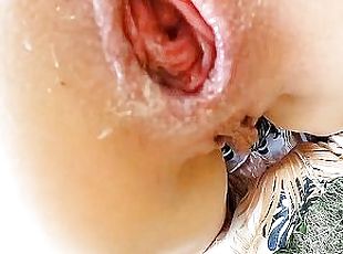 rumpe, orgasme, utendørs, offentlig, skinny, squirt, amatør, anal, babes, blowjob