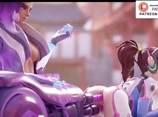 SOMBRA FUCK D.VA BY SEX MACHINE BEST OVERWETCH HENTAI ANIMATION