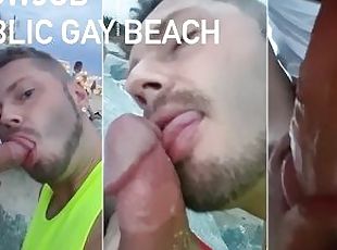 Public Blowjob Gay beach Barcelona Mar Bella