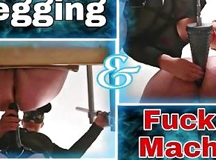 Spanking, Pegging & Fucking Machine! Femdom Bondage BDSM Anal Prostate Discipline Real Homemade