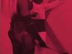 Dominatrix spank slave