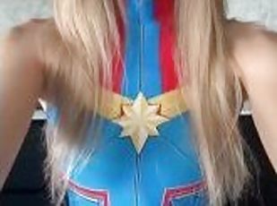 Cosplay captain marvel tiktok trend