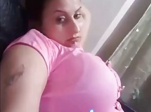 Desi Paki House girl FaceBook Live Big Boobs